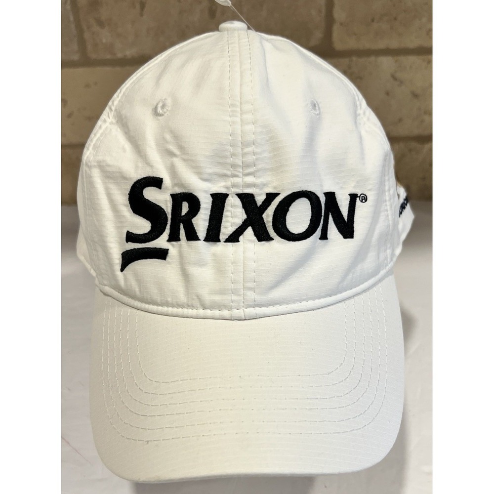 New Srixon PGA Junior Golf Camps Hat Cap White Nylon Adjustable OSFM‎